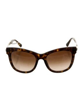 Giorgio Armani Tortoiseshell Frame Sunglasses with Brown Gradient Lenses